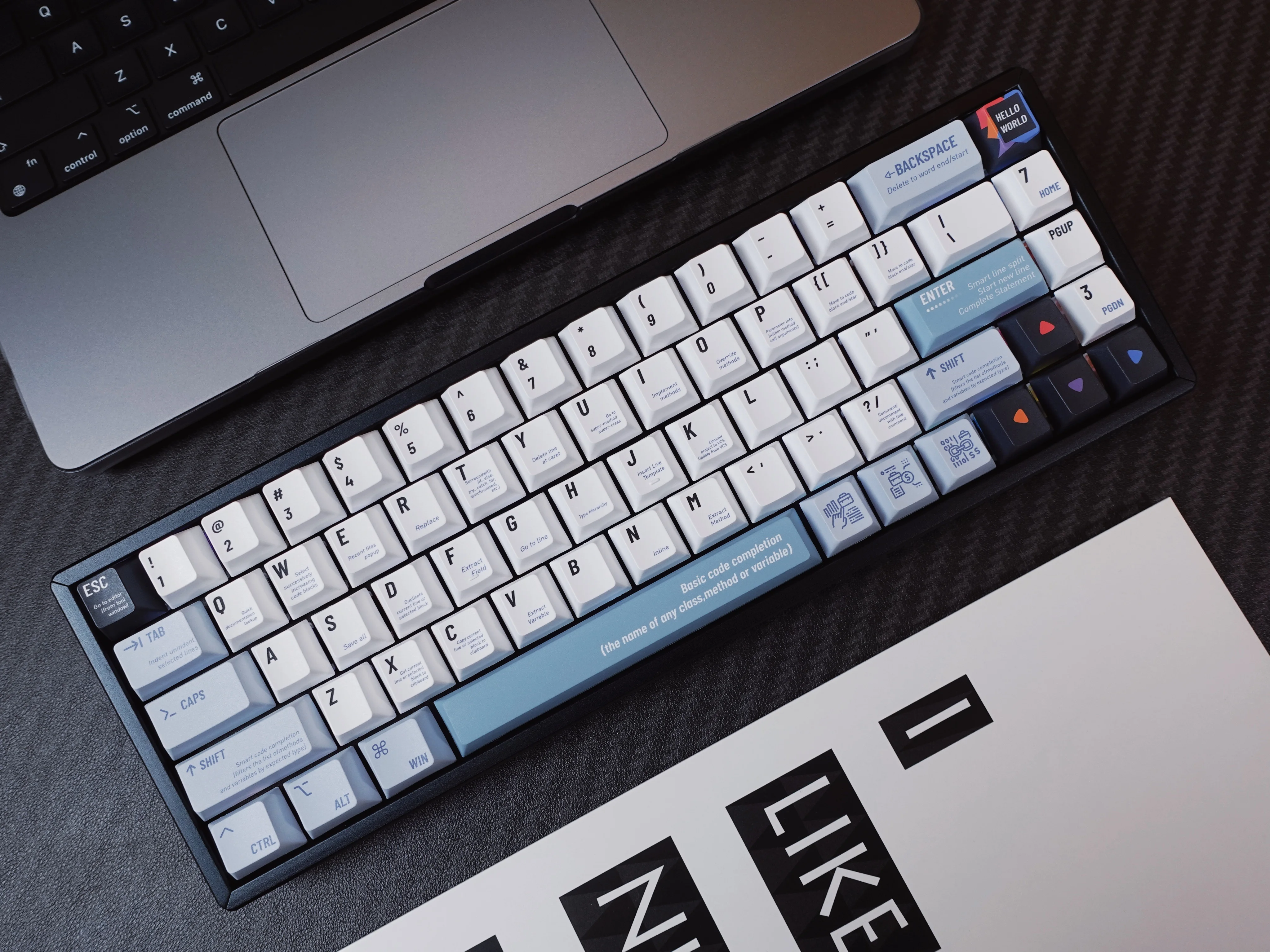 Kca Design Keycaps para Teclado Mecânico Keycaps Personalizados Keycaps Perfil Cereja Lados Dye Sub Pbt Conjunto Completo - Imagem 3