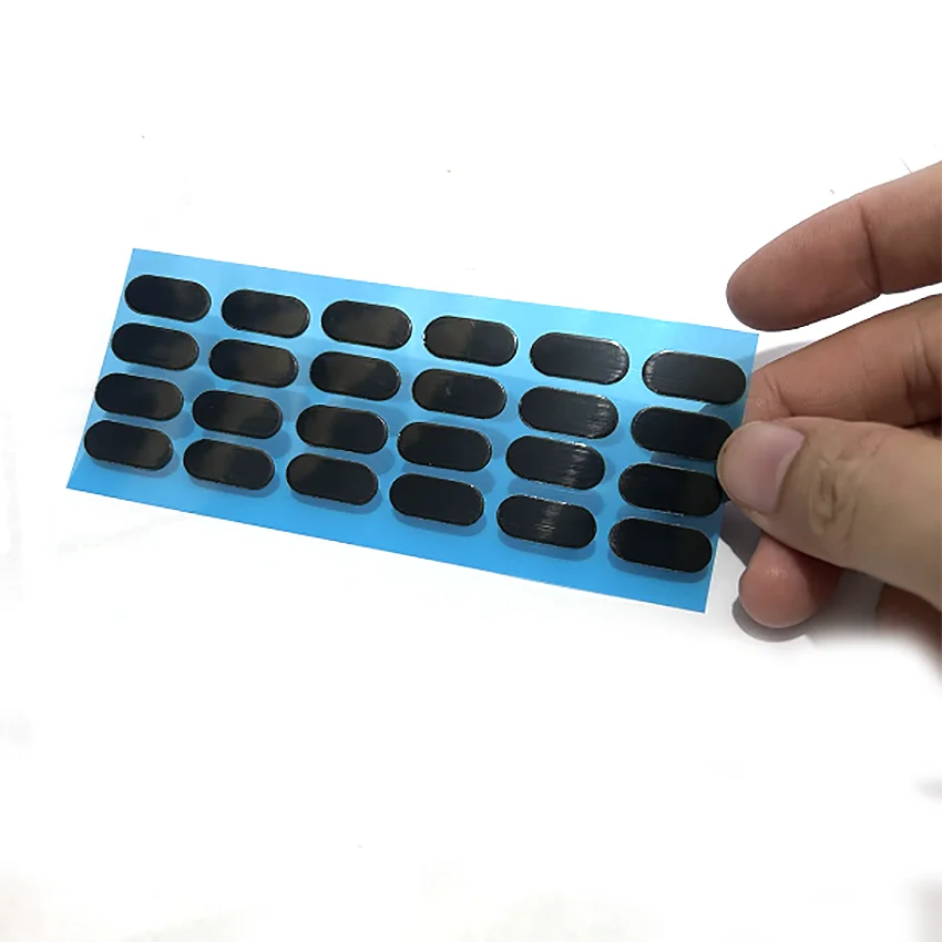 Pack of Mouse Feet Skates Pads – Black Anti-Skid Stickers