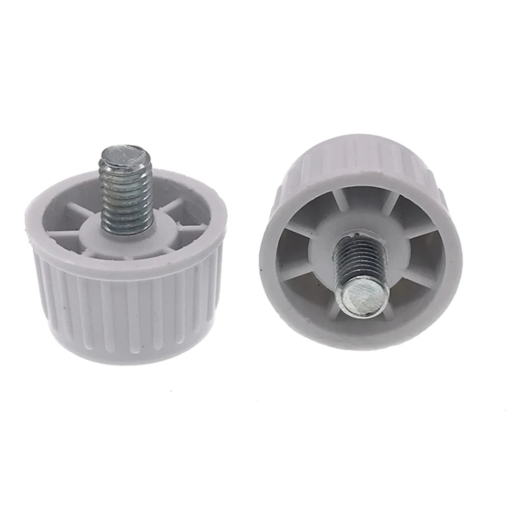 4pcs Universal Footing with Height Adjustable Screw 8*10mm Fridge Freezer Bottom Stand Moisture-proof Table Chair Leg Holder
