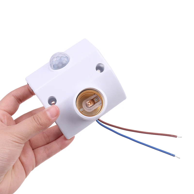 

E27 lamp holder LED bulb Built-in human body sensor switch PIR Motion Detector For Home Lighting Corridor Stairs Room