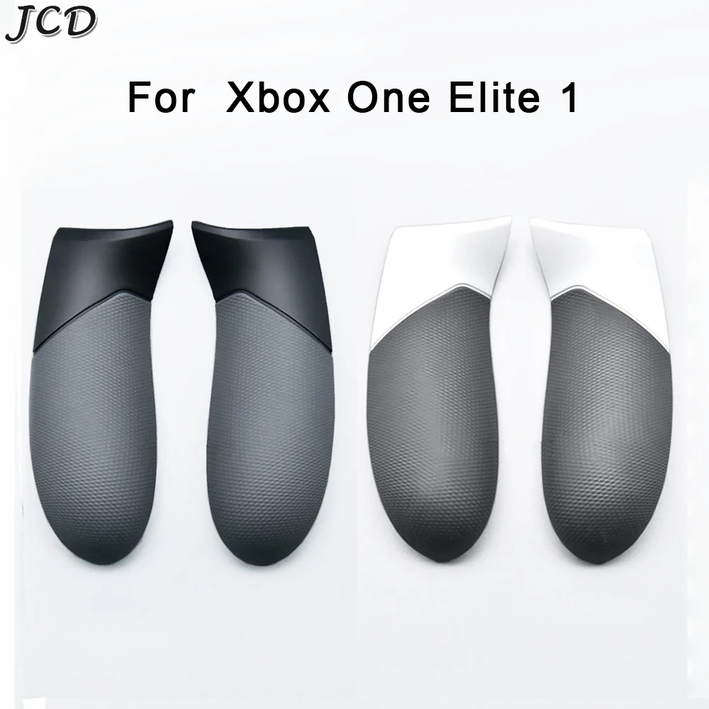 

JCD For XBox One Elite Series 1 Controller Rubberized Side Rails Replacement Rear Handle Grips Back Panels Faceplate Case