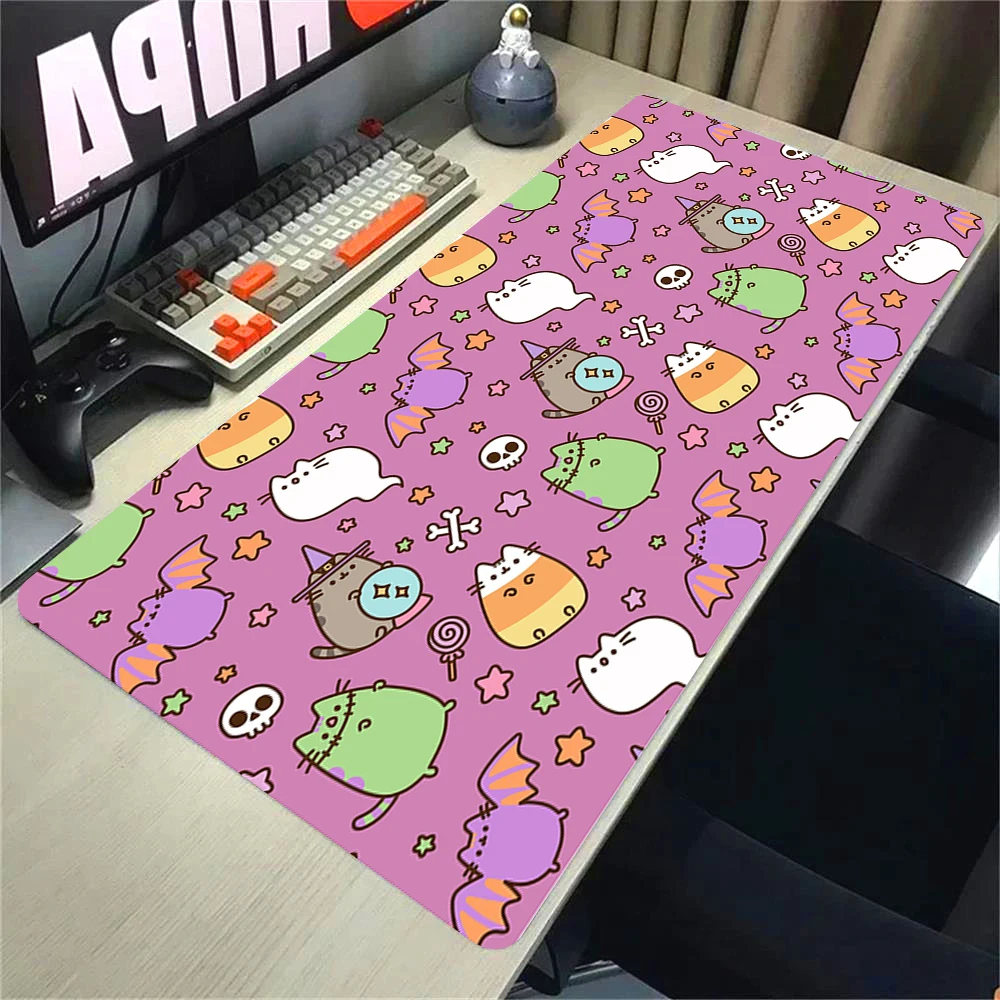 

Funny Cute Cat My Favorite Large Gaming Mouse Pad XXL Locking Edge Size For Game Keyboard Pad HD Customized Pc Mousepad 900x400