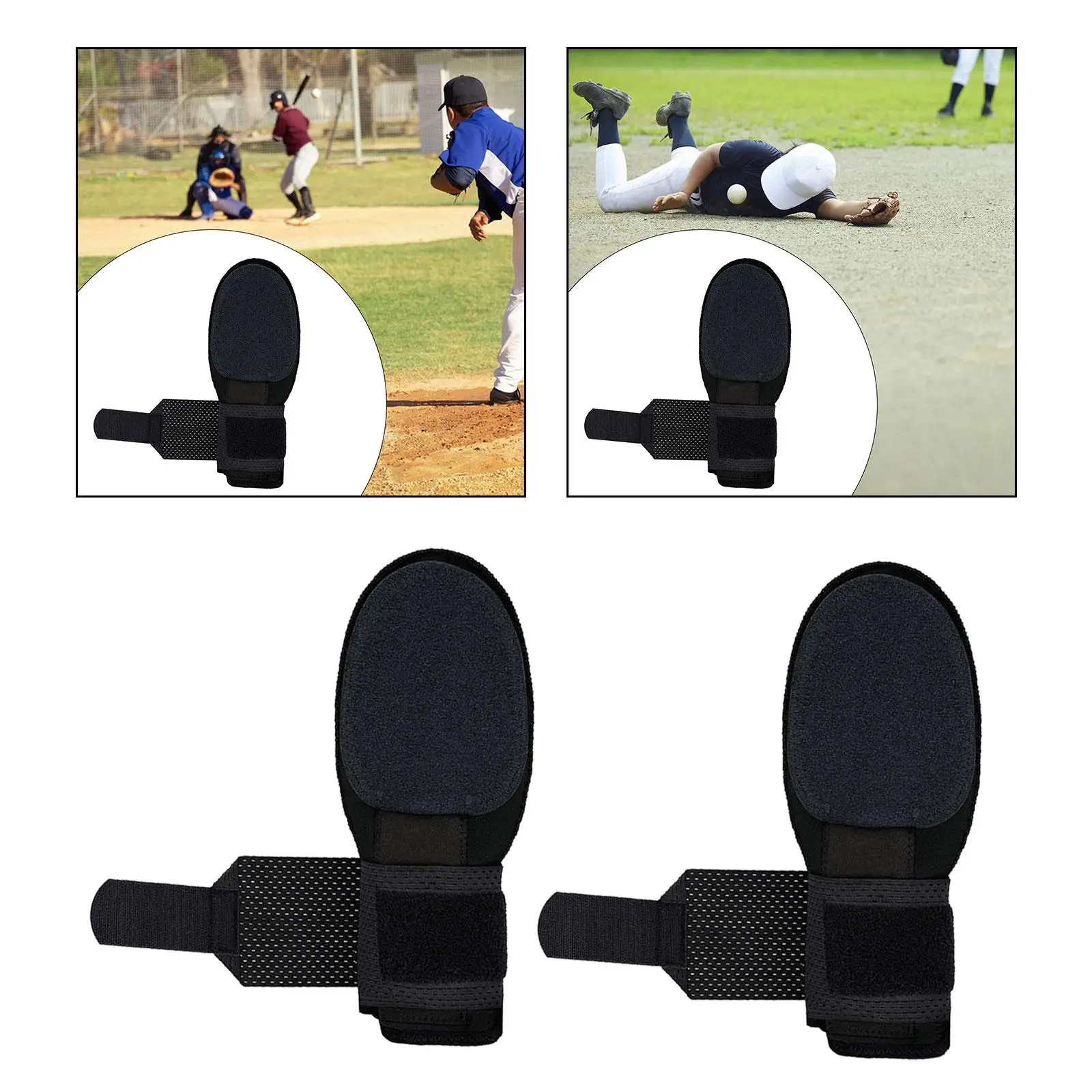 Baseball Sliding Glove Fit Right and Left Hand Baseball Hand Guard Hand Protector for Practice Outdoor Sports Exercise Training