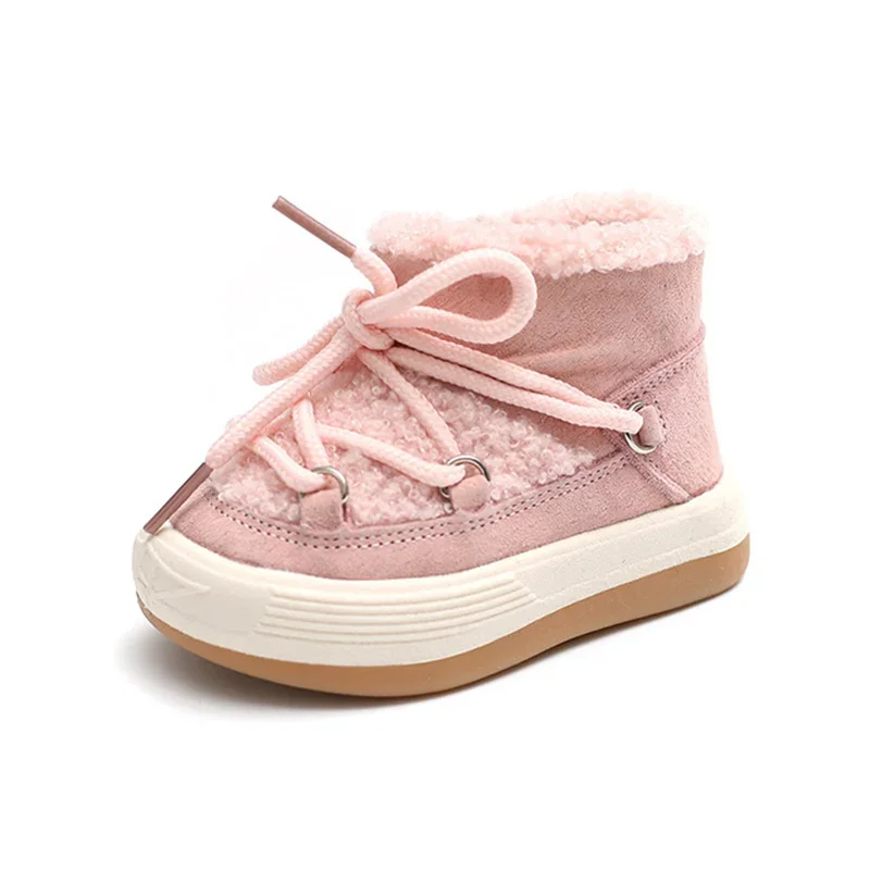 Winter Baby Boots baby shoes baby boots Warm Plush Rubber Sole Toddler Kids Sneakers Infant