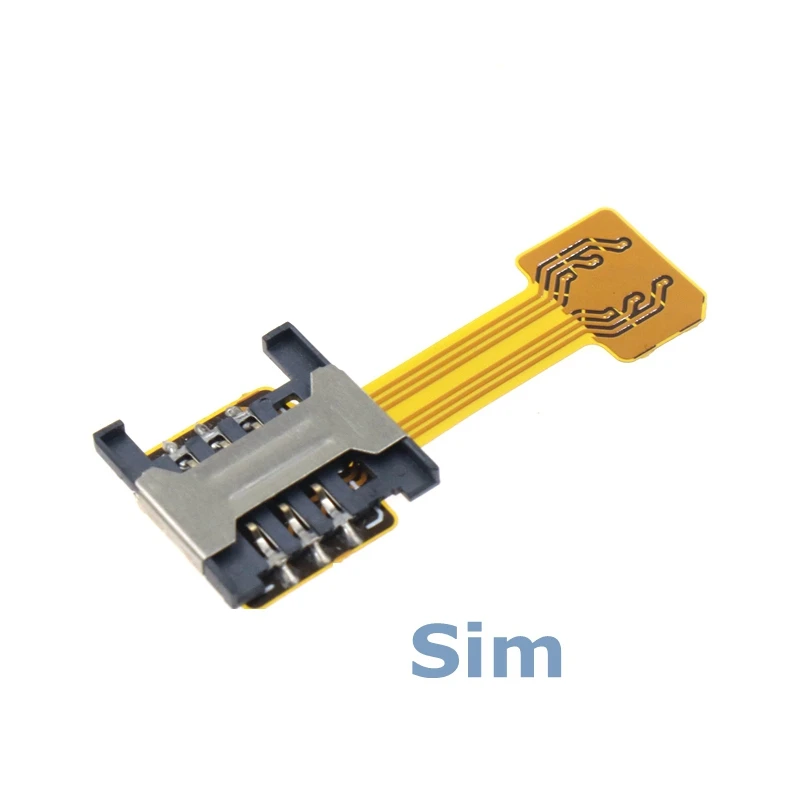 38mm New Double Dual SIM Card Micro SD Adapter for Android Extender 2 Micro SIM Adapter for Xiaomi Redmi Samsung Phone
