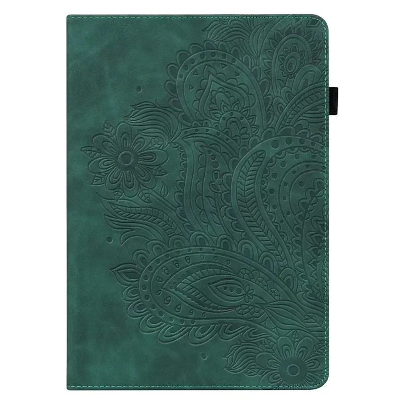 Embossed PU Leather Protective Tablet Cover & Stylus