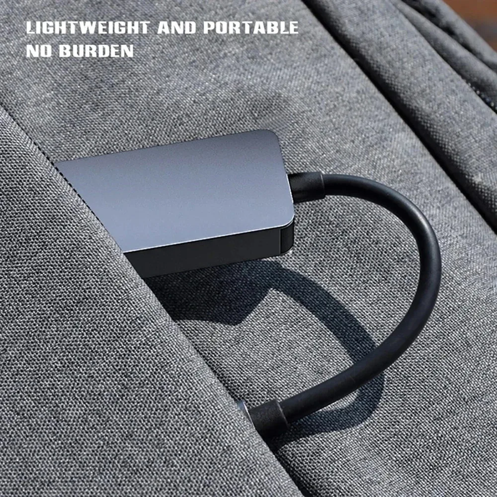2.5G 2500M 네트워크 카드 어댑터 USB 3.0 유선 USB TypeC - Rj45 Lan 이더넷 어댑터 Lan 허브 (윈도우 8.1/10/11 PC/노트북용)