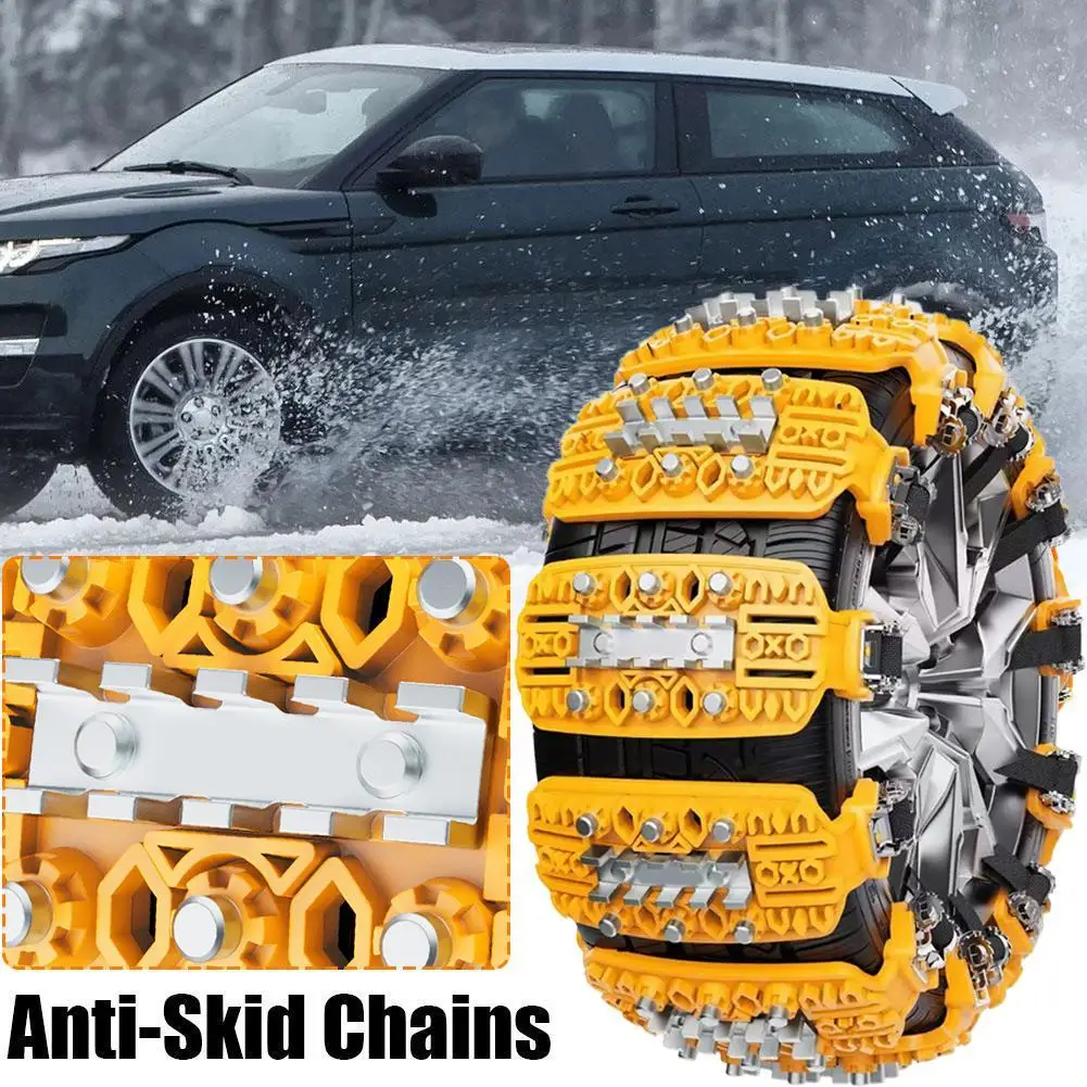 Snow Chain Wheel Chains Universal Snow Tire Anti Skid Wheel Car Accessories Chain Non-slip Safety Chains Winter Tire X5m6