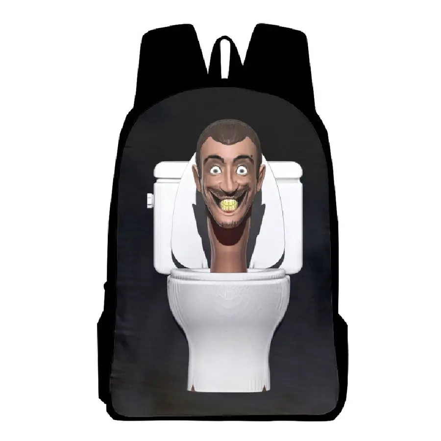 Skibidi Toilet Backpack For School Bag Titans Cameraman Lunch Box Skibidi Mochila Speaker Tv Man Woman Pencil Case Bookbag Kid