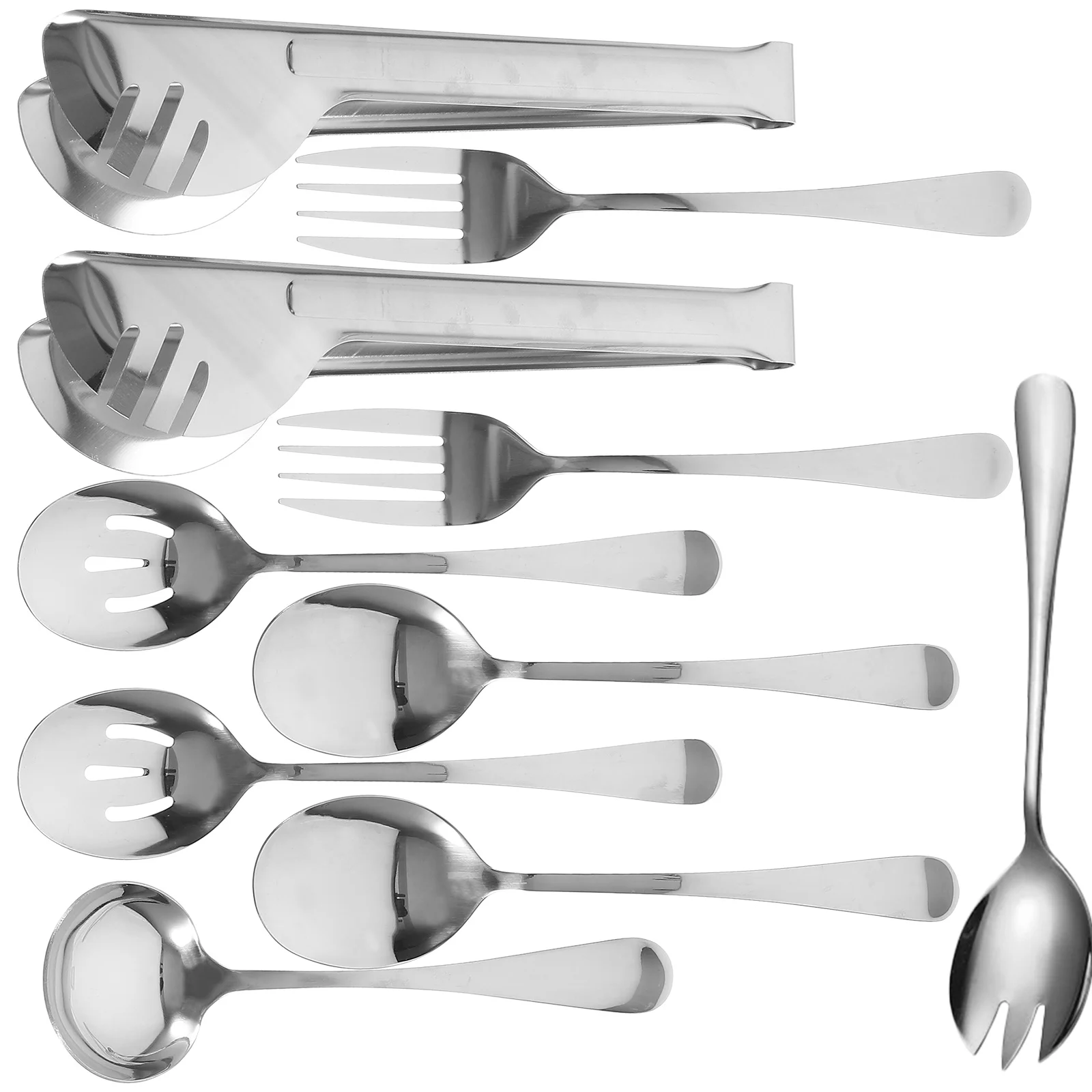 

1 Set of Stainless Steel Utensils Set Portable Utensils Set Travel Utensils Reusable Cutlery Set