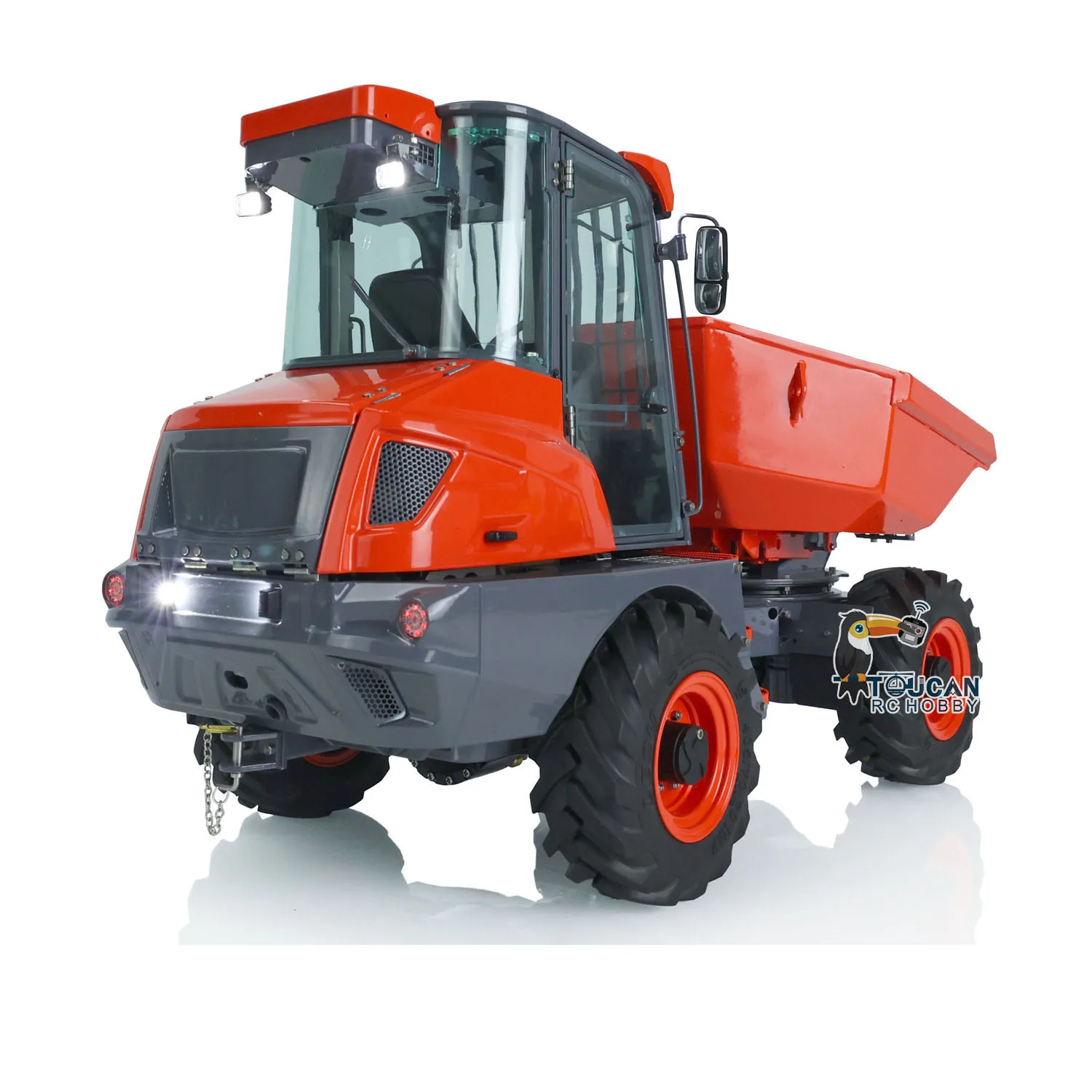 LESU 6MDX 1/14 RC Hydraulic Dumper Truck RTR Radio Control Loader Construction Vehicle Model Lock Diff Axles Motor THZH1397 4