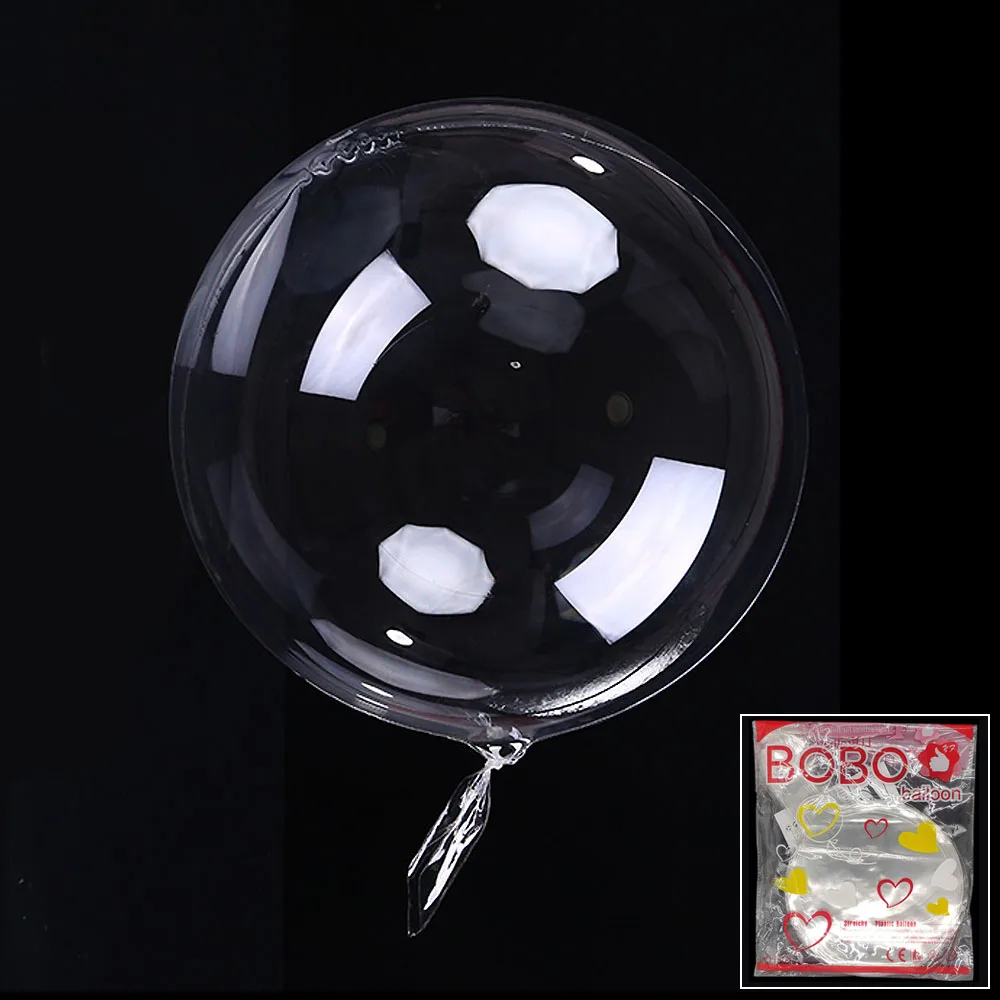 

8/12/18/20/24inch Clear Transparent Bubble Balloons Inflatable Bobo Balloon Baby Shower Wedding Birthday Party Decoration Globos