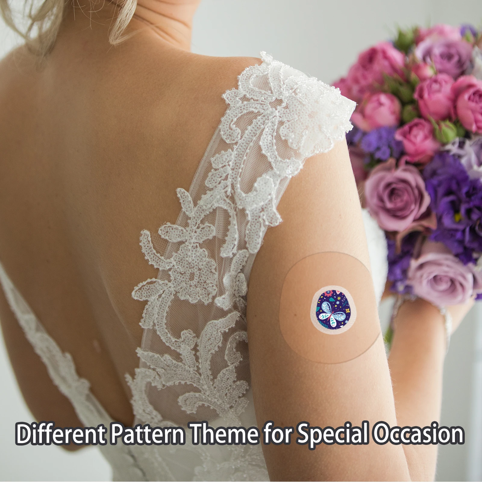 20-Pack G7 Sensor Stickers & Clear Waterproof Patches | Fits Dexcom G7 | Hypoallergenic, 10-Day Wear | Patterned CGM Covers 5