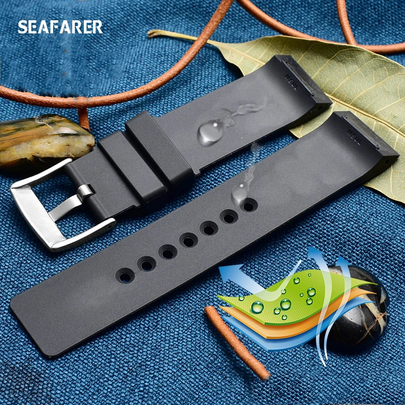 Silicone Watch Strap for Cartier W20121u2 Santos100 Series Men's Women's Sports Waterproof Rubber watchband Accessories 23mm silicone watch strap