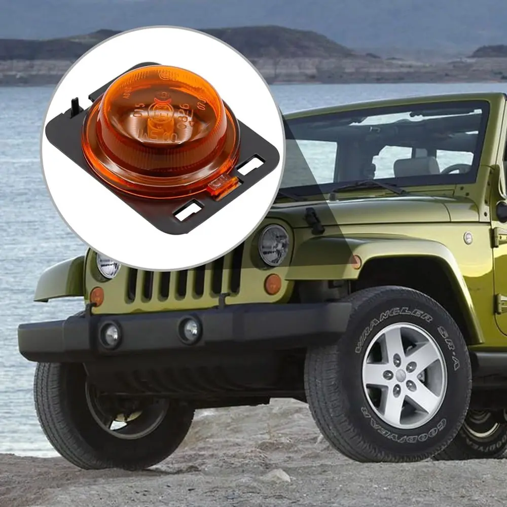 

Car Side Marker Light Front Fender Lighting IP67 Waterproof Indicators Replacement 55078145AA 55078144AA Acesssories