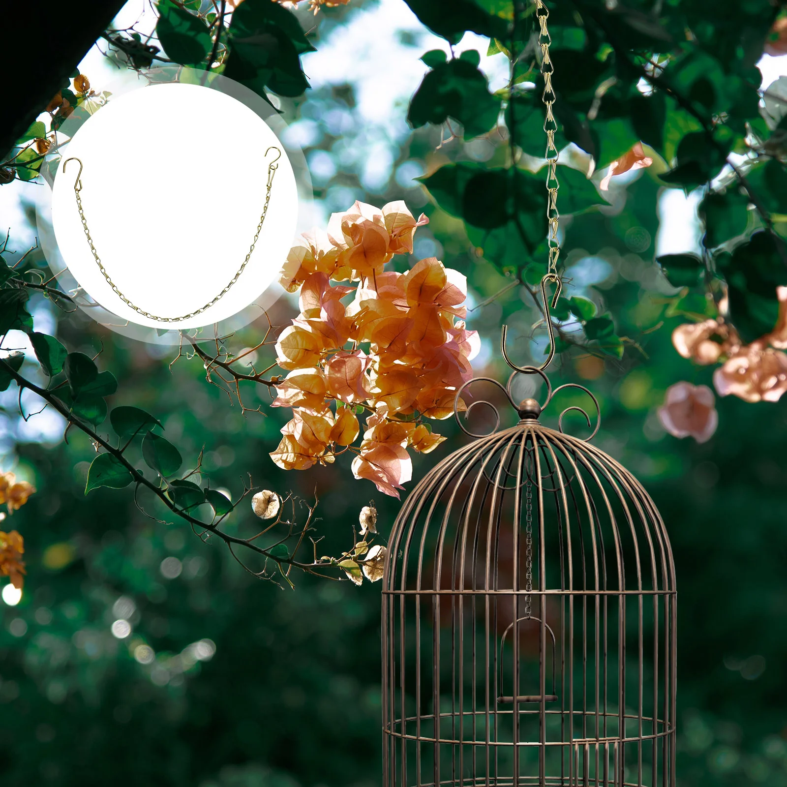 

10 шт., металлические подвесные цепочки для корзины цветов