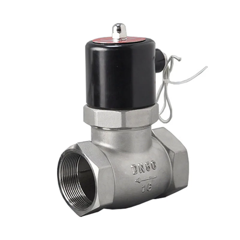 Elettrovalvola A Vapore Normalmente Chiusa Da 2 "24V 12V 220V 110V Elettrovalvole In Acciaio Inossidabile