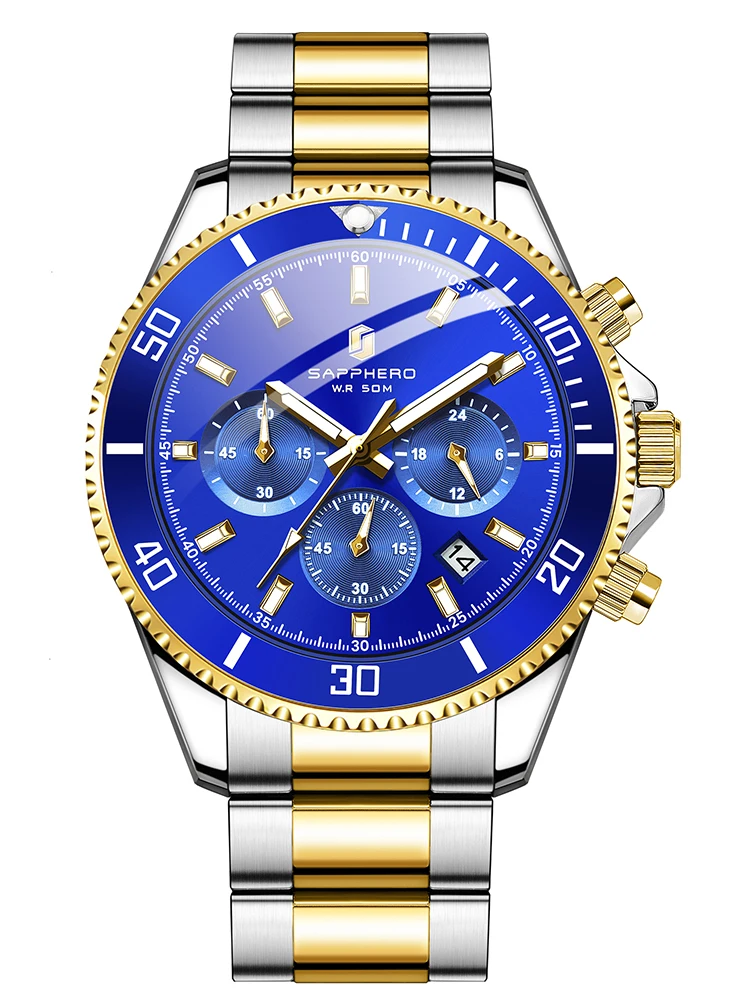 SAPPHERO Orologi da uomo d'affari Orologi da regalo da uomo per