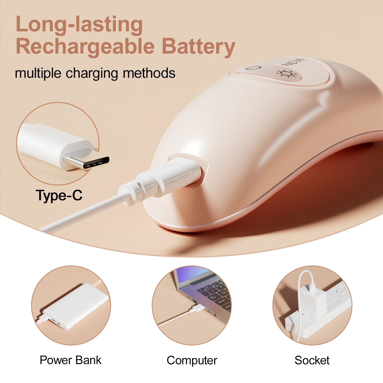 NCVI Warming Lactation Massager, 2 Vibration & Heating Modes, Breastfeeding Support For Clogged Ducts, Mastitis,_voghion.com