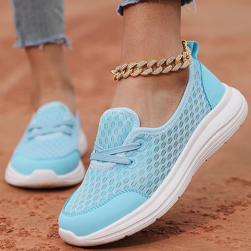 Women's Sneaker 2025 New Woman Shoes Lightweight Autumn Sneakers Mesh Casual Sports Zapatillas De Mujer White Footwear Women
