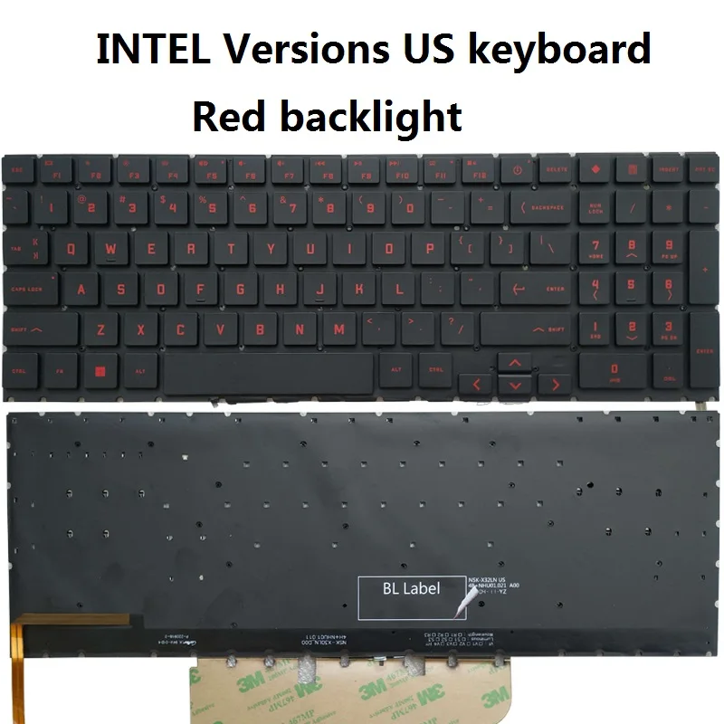 Eua Latin la Espanhol sp Teclado Portátil para hp Omen 15-en 15-ek 16-b 16-c Tpn-q238 Tpn-q236 Q265 Q267 com Luz de Fundo Novo - Imagem 4