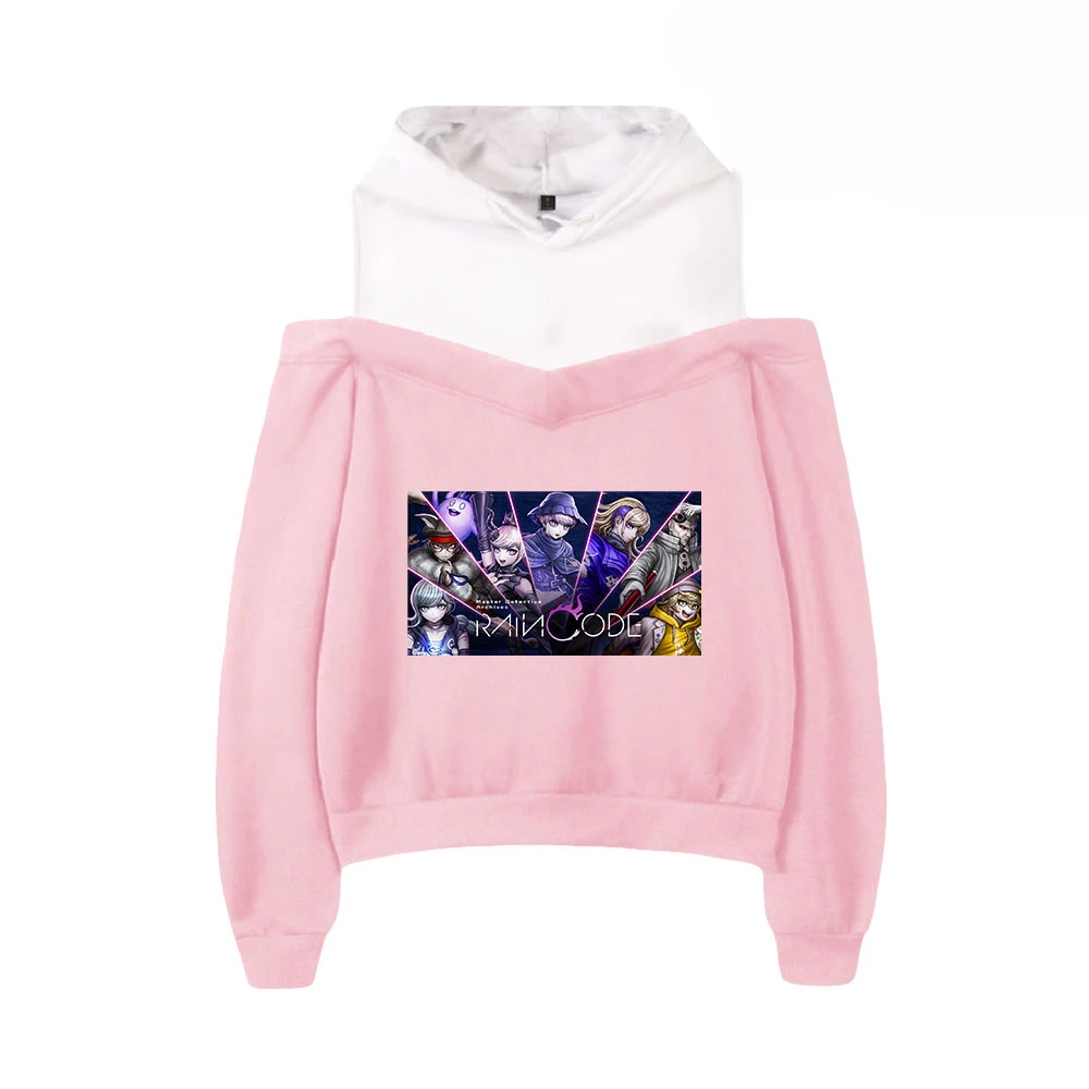 

Худи женское в стиле хип-хоп с открытыми плечами и капюшоном