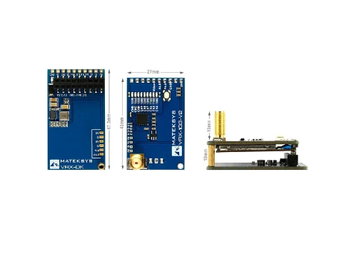 MATEKSYS Matek 시스템 FPV 드론 장거리 리시버 비디오 리시버, VRX-1G3-V2 ANT-Y1240 1.2 1.3GHz, 9CH 광대역, 40km