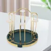 Cup Drying Rack Stand with Drainboard Tray Portable Drinking Glass Drainer Stand, Mug Draining Organizer for Home Bar Kitchen 3