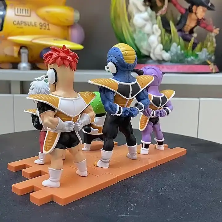 Figurines Dragon Ball Z - La Force Ginyu Au Complet (Ginyu, Recoome, Jeice, Guldo, Burter) - Set Neuf