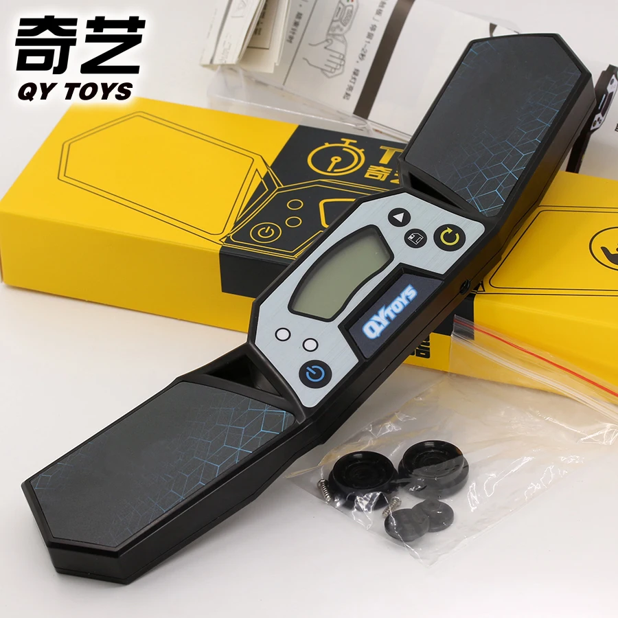 QiYi Cubing Timer Magic Cube Timers Mat Professtional Mofangge Speed Magico Cubo Timer for Educational Competition Speed Cup 2023 new gan halo smart timer cube bluetooth smart gan timers magic cube time connect to computer phone app puzzle cubo s wca