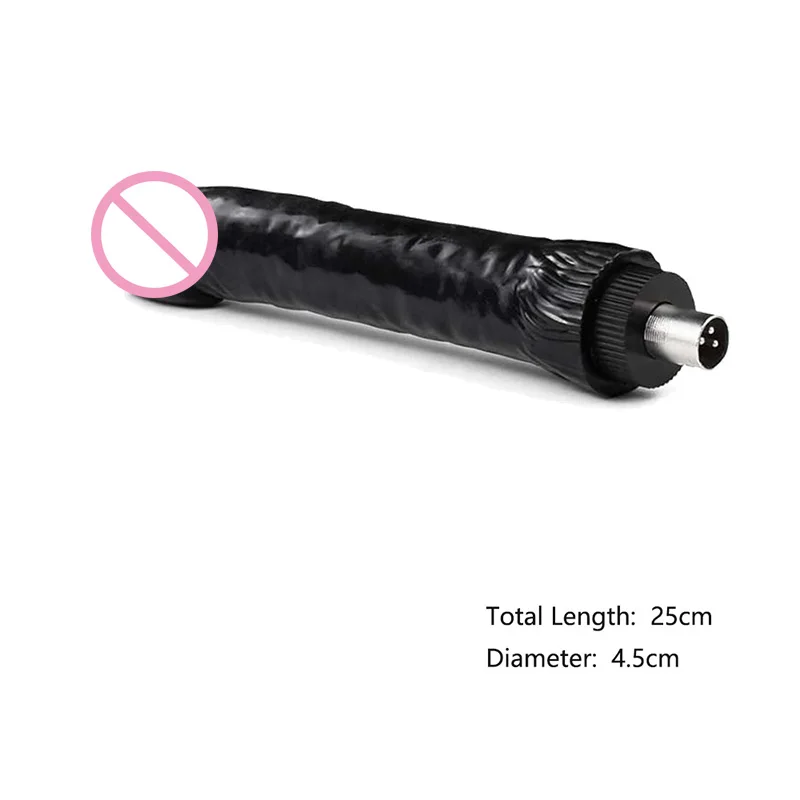 Black Realistic Dildos Masturbation Cup Sex Products for Women Men Traditional 3XLR Sex Machine Attachments