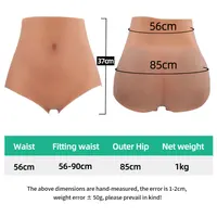 YUERUGOUSilicone High Waist Realistic ElasticWomen Enhance Big Butt Panties Plump Sexy Women Shaped Hip Pants Shapewear Knickers 4