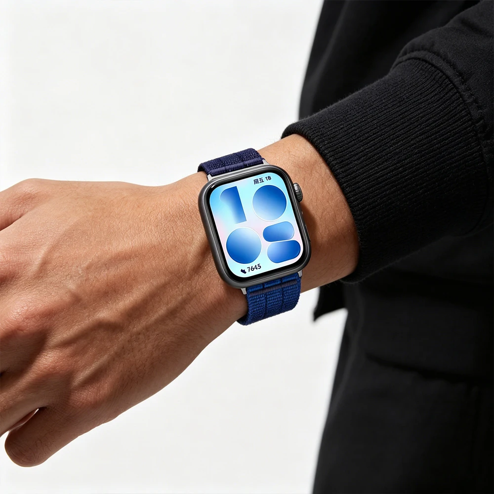 Breathable Sport Nylon Smartwatch Band Bracelet