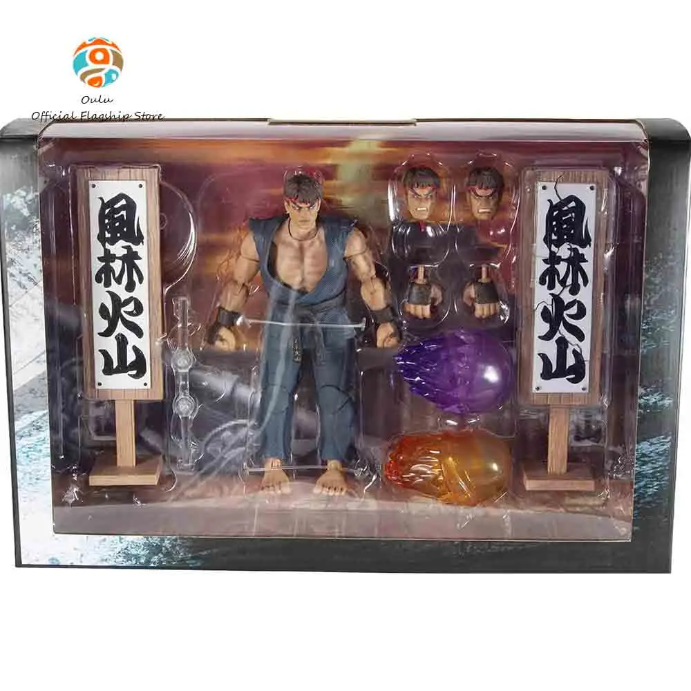 

Jada 1/12 Anime Figure Street Fighter Ii: The Animated Movie Action Figure Evil Ryu Figurine Venue Christmas Gift For Kids Toys