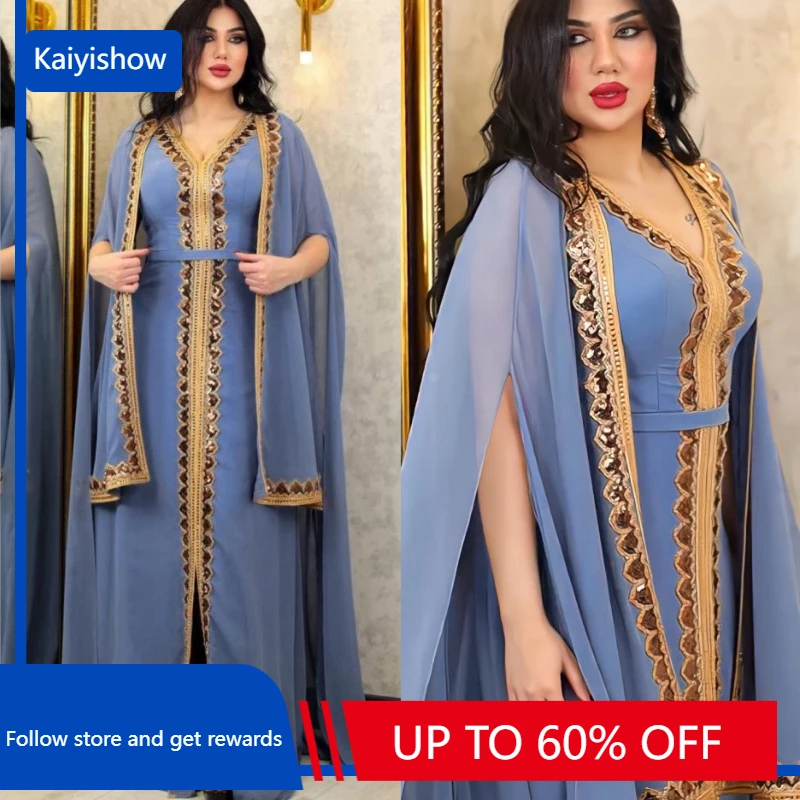 

Abayas for Women Dubai Luxury 2023 Chiffon Boubou Muslim Fashion Dress Caftan Wedding Party Occasions Long Maxi Dress Muslim Set
