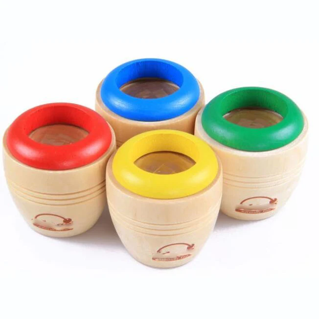 magic kaleidoscope multi-prism view wooden toys for kids