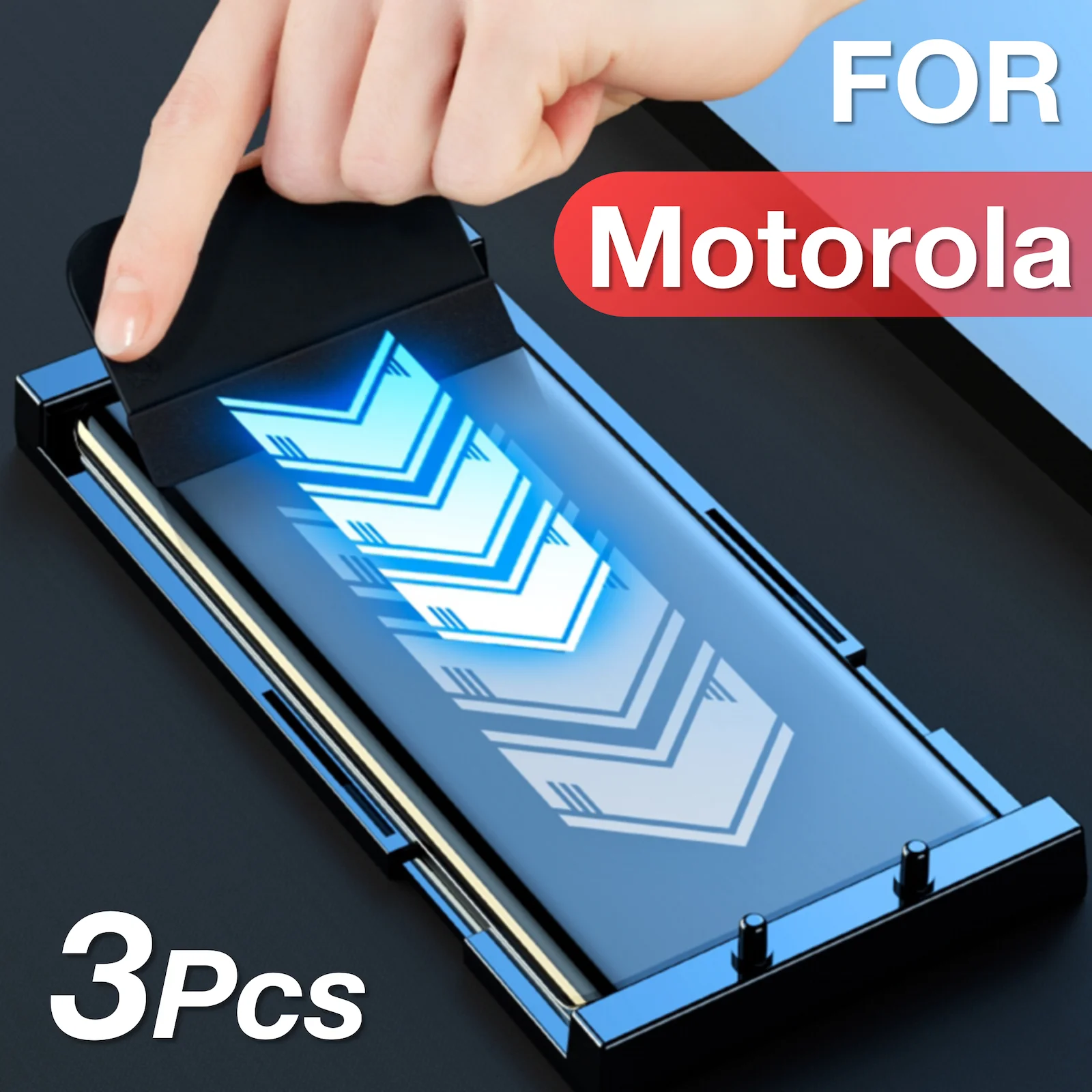 3-Piece Screen Protector Kit for Moto Edge Series (Non-Tempered Glass)