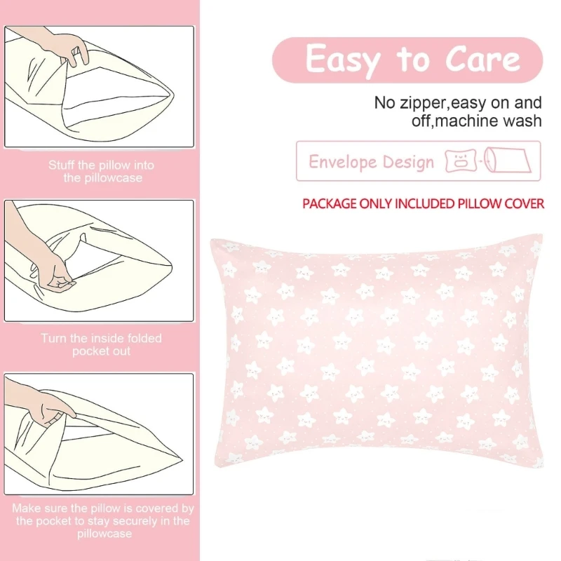 Baby Pillowcases 36x49cm Soft Breathable Pillowcase for Boy Girl fit 13x18 14x19 12x16in Kids Pillow Bed Pillow Covers