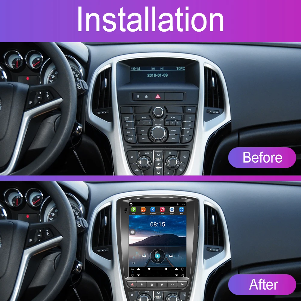 Podofo Android Car Radio Audio Stereo 9 