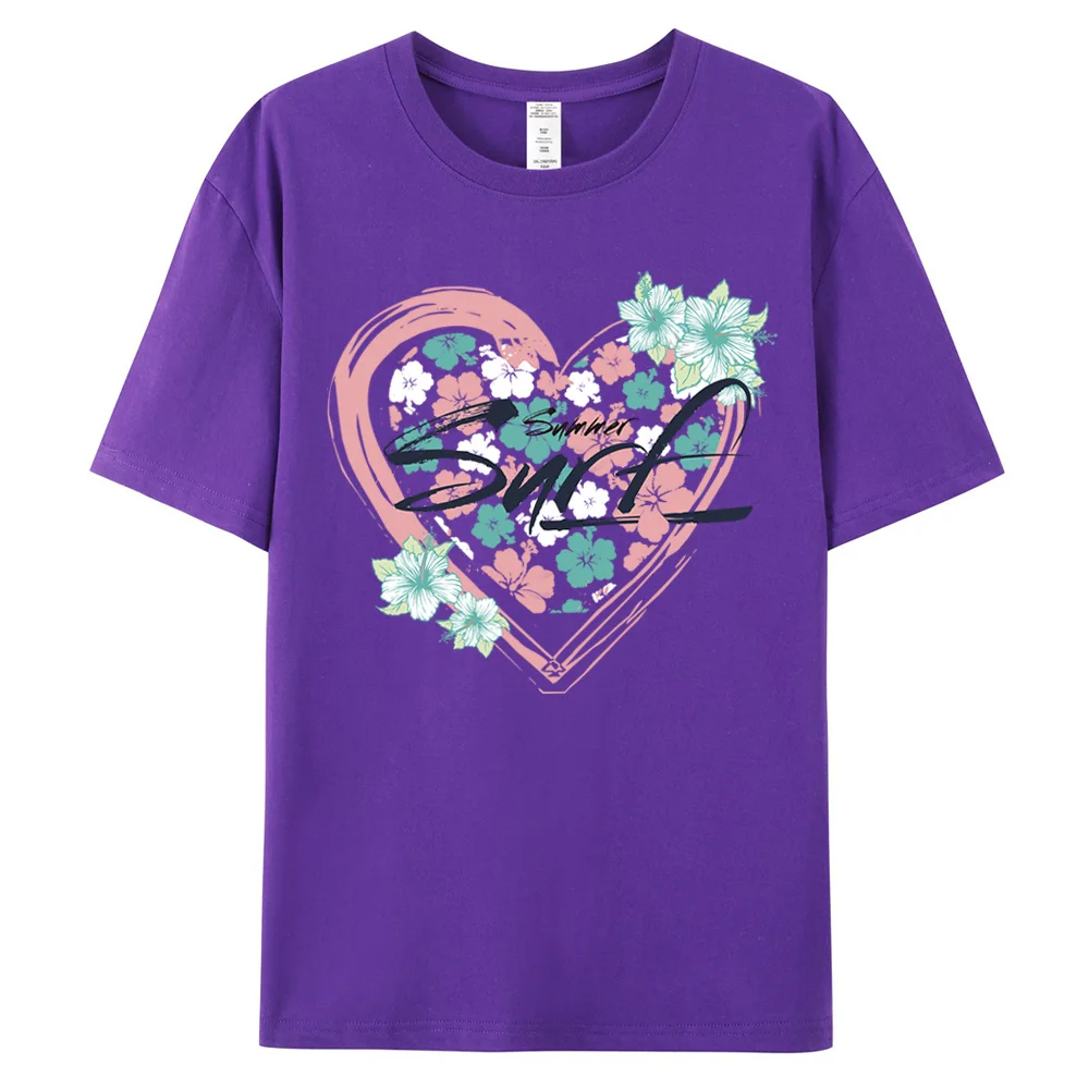[RADINEO]★24SS★韓国人気★FLOWERY T-SHIRTS 赤字覚悟！処分セール】トップスTシャツ半袖カジュアル花柄ロゴ