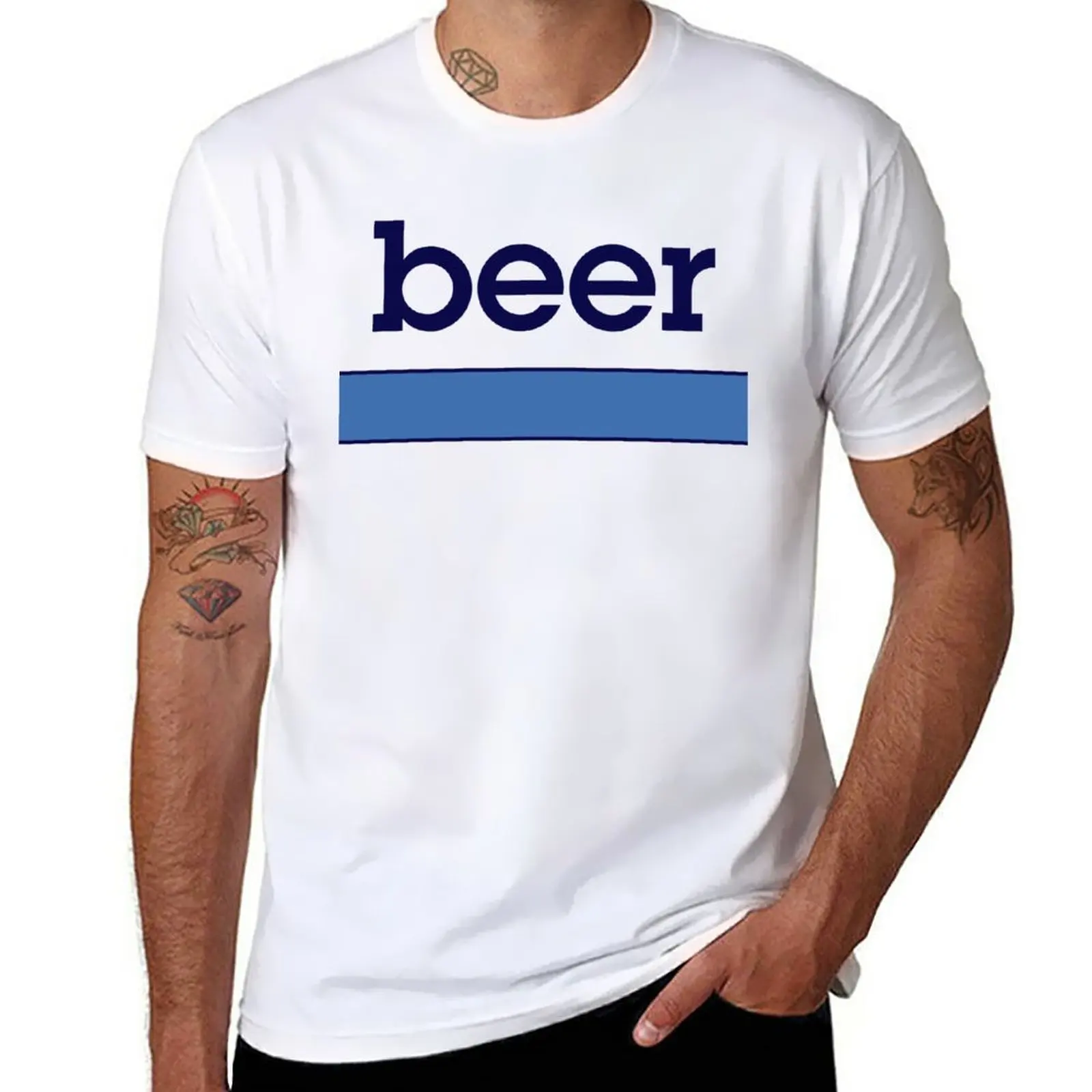 

New Beer Repo Man T-Shirt summer clothes Blouse customized t shirts black t shirt mens graphic t-shirts funny