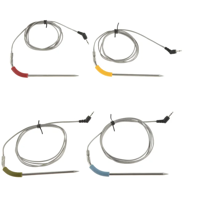 2Db/1Set Grill Hőmérsékleti Szonda Cseréje Weber Igrill 2/3/Mini Sorozatú Rozsdamentes Acél Hús Belső Monitor Bbq