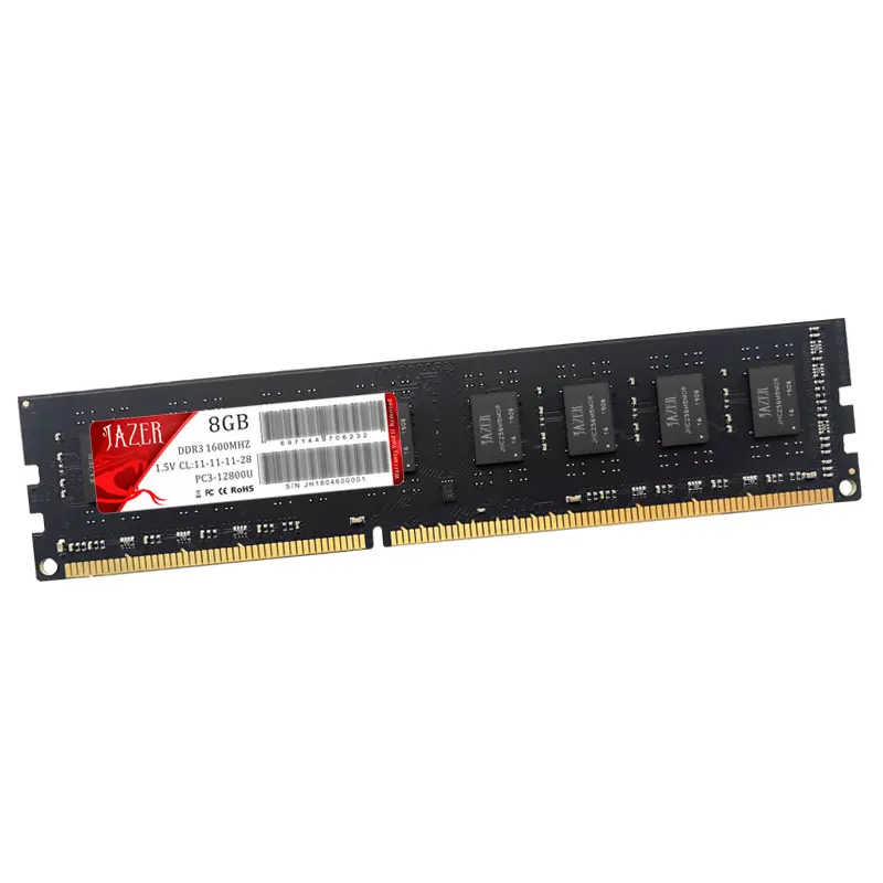Tanie Pamięć ram JAZER DDR3 1600MHz nowa pamięć stacjonarna Dimm kompatybilna z AMD i Intel sklep