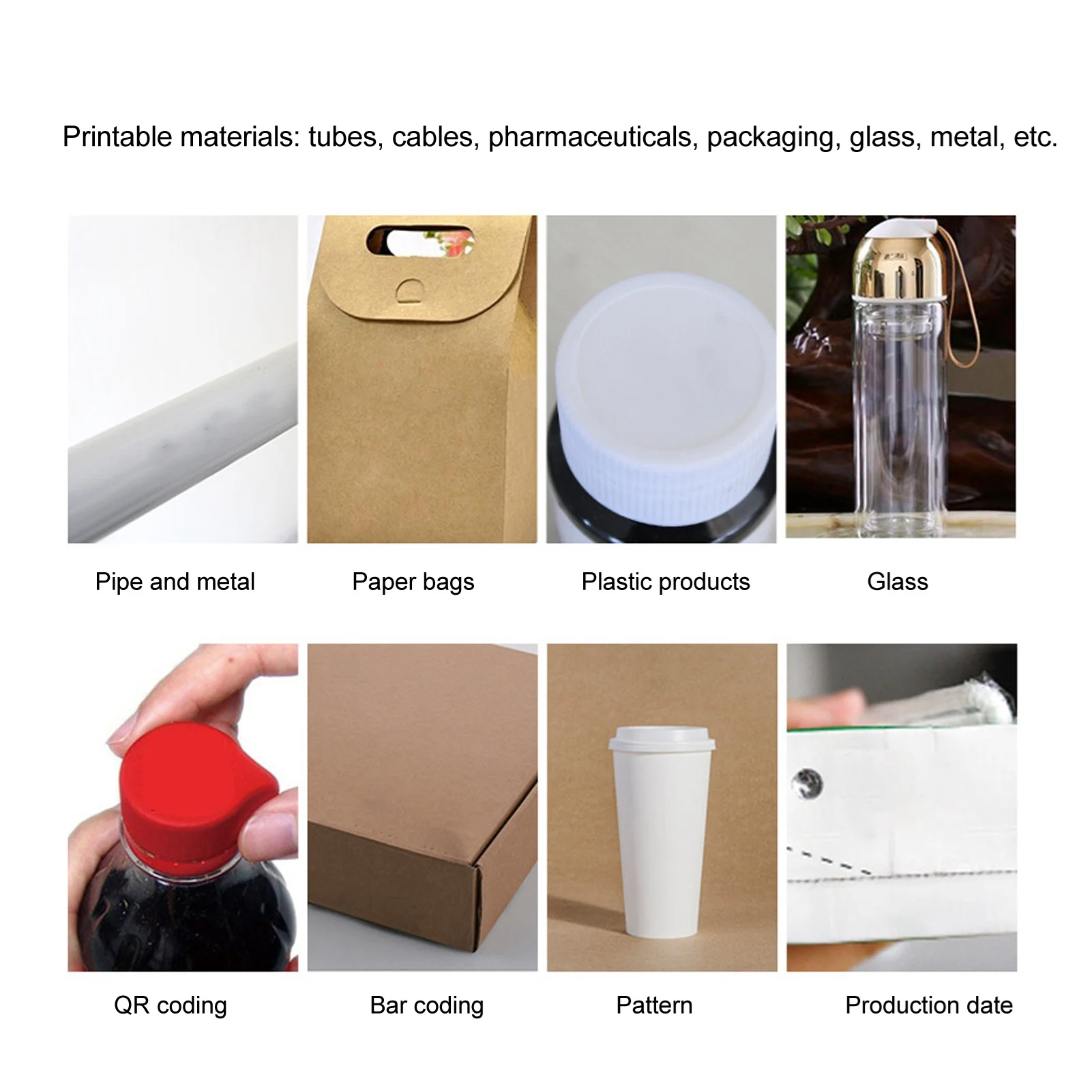 42ML 12.7mm Ink solvent ink Handheld Online Inkjet Printer Cartridge Quick Dry Black Original Parts Office