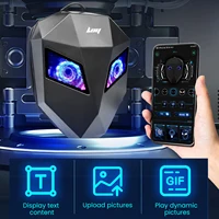 Sac à dos pour moto, coque rigide 3D, écran LED programmable, sac pour ordinateur portable imperméable avec compartiment pour casque, commande Bluetooth 3