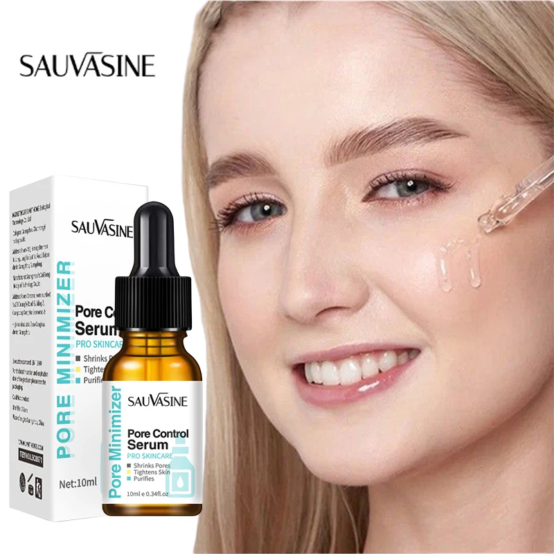 Face Serum Pore Shrinking Moisturizing Pimples Removal Repairing Facial Pore Tightening Rejuvenating Lightening Korean Face Care