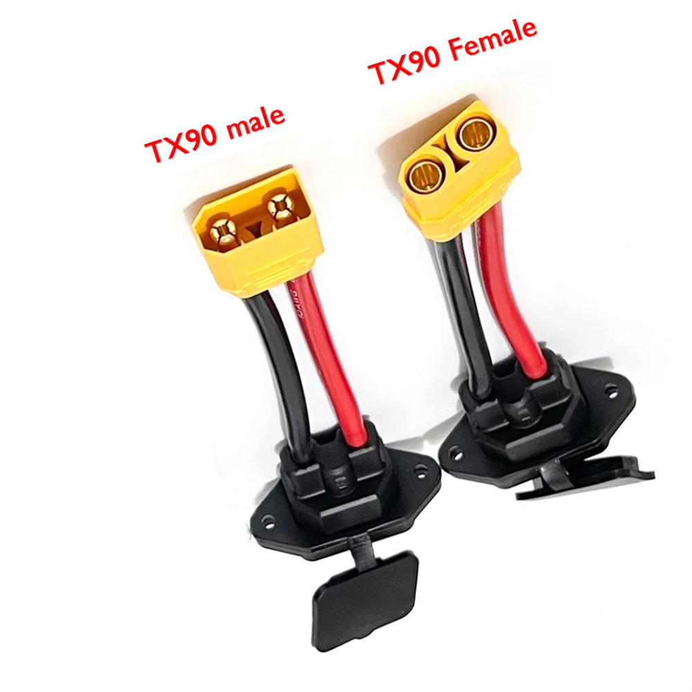 Drones Niños Conector XT90 Macho A Macho - 2 Unidades, Sin Cable, Para Baterías