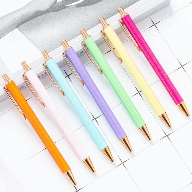 

20Pcs Laser Engraved LOGO Ballpoint Pen New Personality GIft Pen Customized FREE With Your Text School Office Supplies