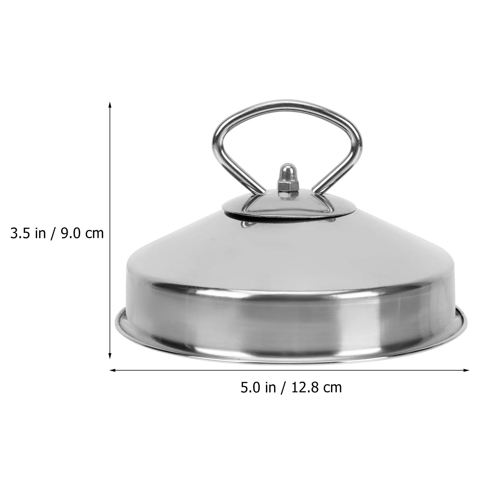 Stainless Steel Steamer Lid Pot Cover Versatile Cookware Parts Kitchen Supply Dome Metal Heat Resistant Non Slip