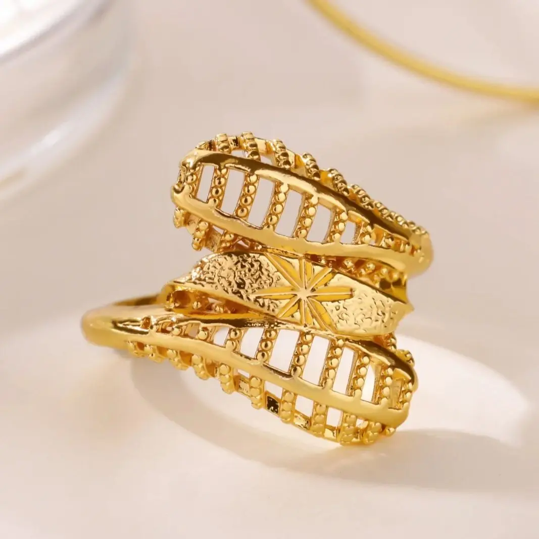 Gold Jewelry Women Hollow Geometric for Gift